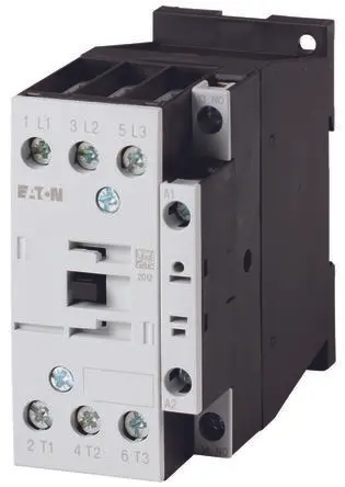 Produktfoto 1 von Eaton DILM32-10(230V50/60HZ) Schütz 400V-Spule, 3-polig, 400V / 32 A 15 kW 1 Schließer Motorsteuerung 1-Hilfskontakte
