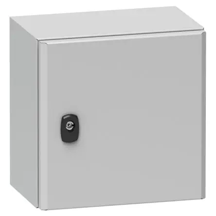 Produktfoto 1 von Schneider Electric PanelSeT S3D Stahl Wandanschlusskasten Grau IP66, HxBxT 600 mm, 400 mm x 250 mm