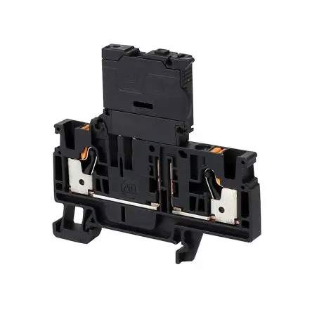 Produktfoto 1 von Allen Bradley 1492-P Reihenklemme mit Sicherungshalter 1 Schwarz, 4mm², 300V Einsteck-Anschluss