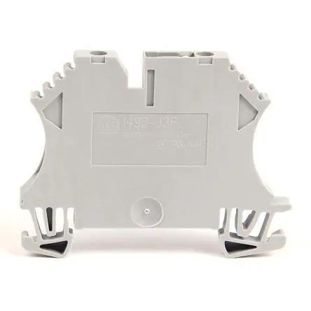 Produktfoto 1 von Allen Bradley 1492-J3P Polyamid Leiterplattensteckverbinder 20A Weiß 2-polig Steckbar, Raster 2.5 mm 30AWG