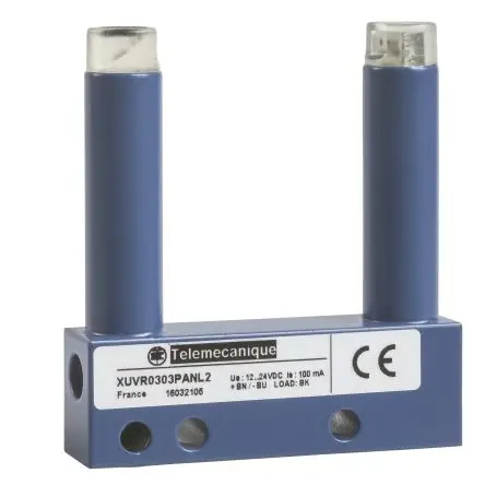 Produktfoto 1 von Telemecanique Sensors XUV Gabel Optischer Sensor, Durchgangsstrahl, PnP Ausgang, Kabel