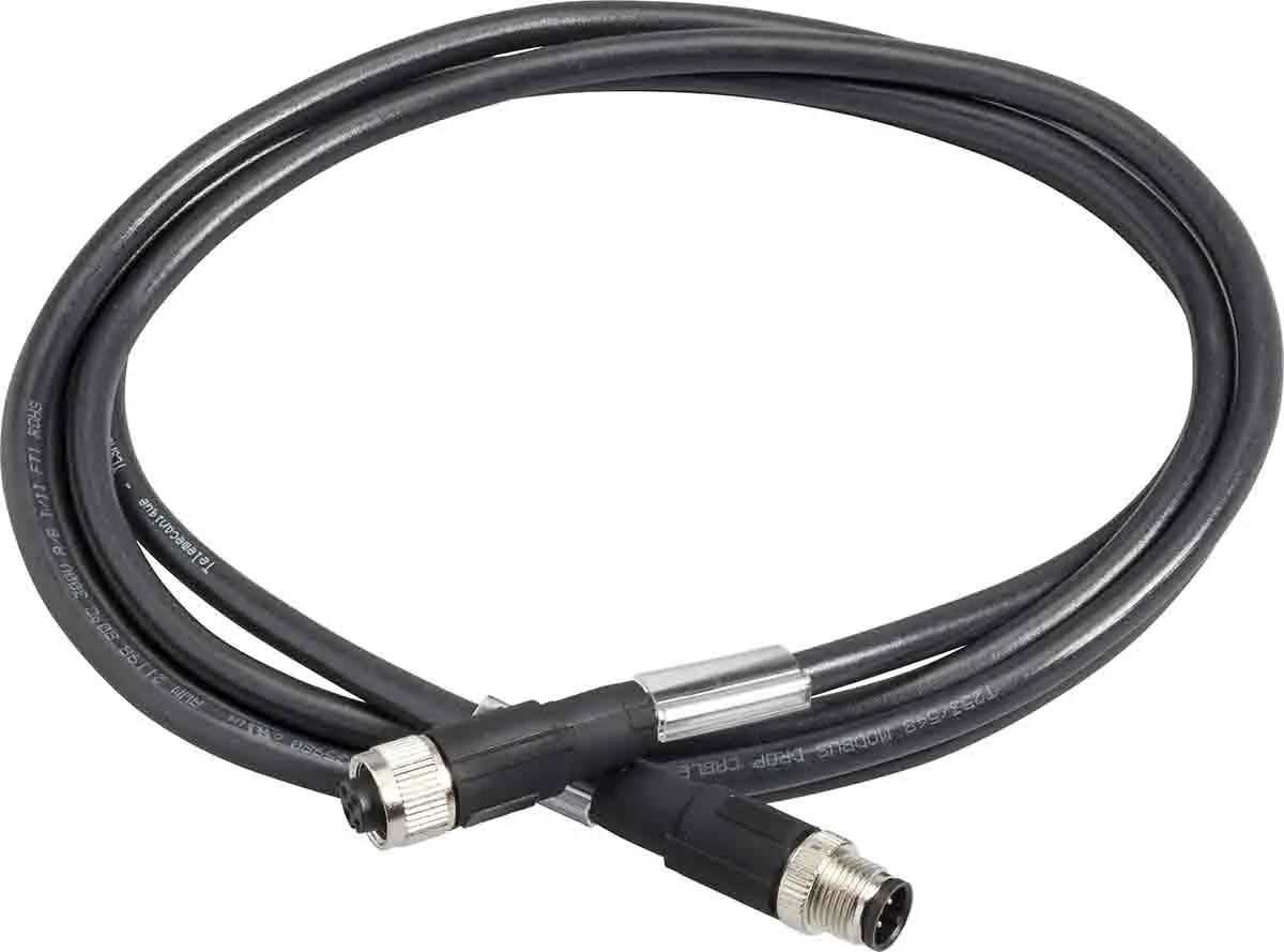 Produktfoto 1 von Telemecanique TCSMCN Buskabel, M12 Stecker / M12 Buchse, Länge 1 m