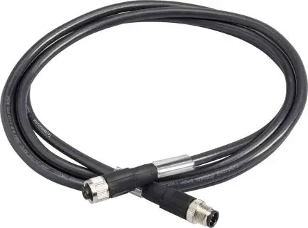 Produktfoto 1 von Telemecanique TCSMCN Buskabel, M12 Stecker / M12 Buchse, Länge 5 m