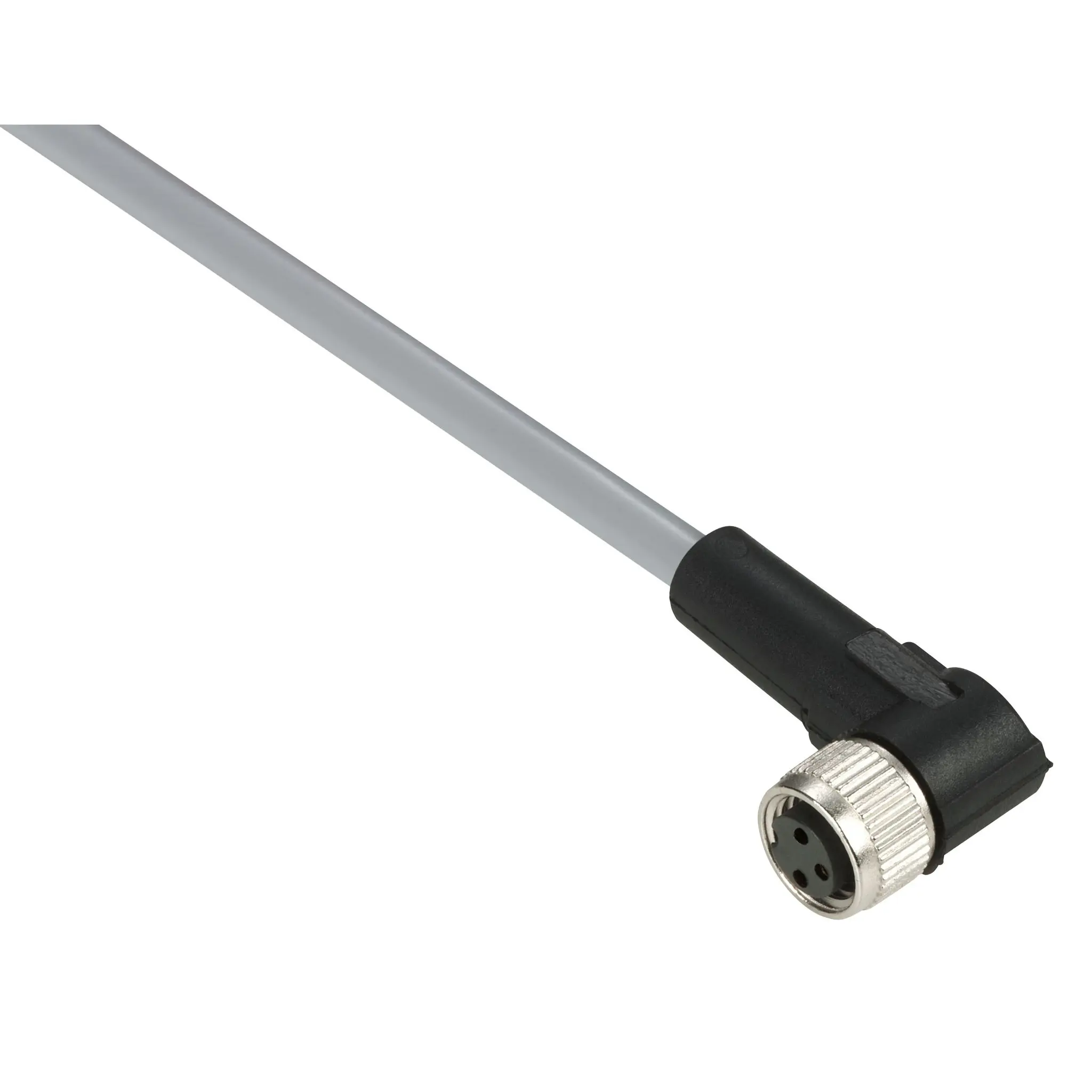Produktfoto 1 von Telemecanique XZCPV, 3-polig Sensor-Betätigungselementkabel, Rechtwinklig Buchse, Länge 5 m