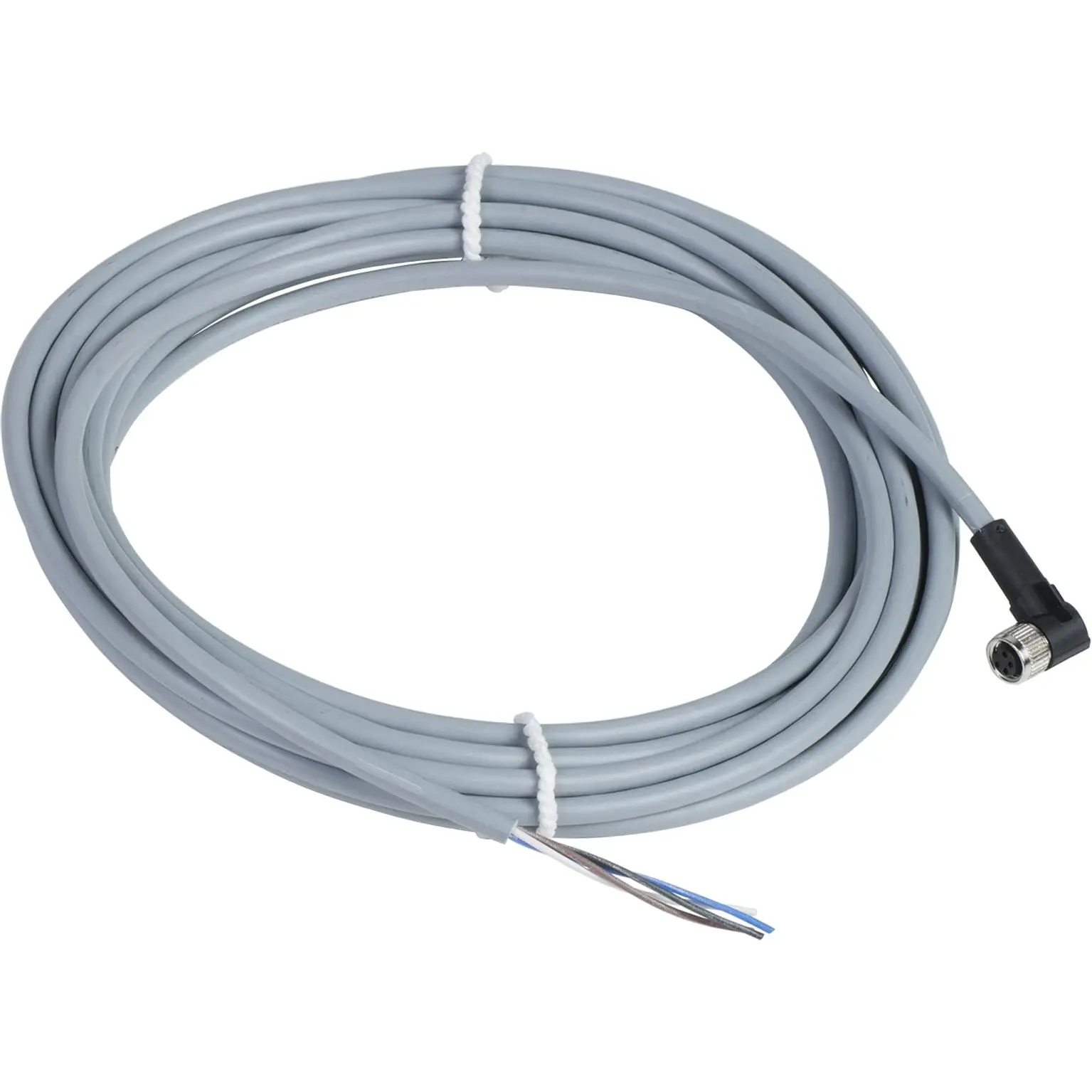 Produktfoto 1 von Telemecanique XZ, 4-polig Sensor-Betätigungselementkabel, Rechtwinklig Buchse, Länge 5 m