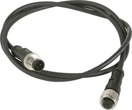 Produktfoto 1 von Telemecanique XZ, 3-polig Sensor-Betätigungselementkabel, Gerade Stecker 3 / Gerade Buchse, Länge 1 m