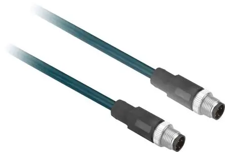Produktfoto 1 von Telemecanique XZ, 4-polig Sensor-Betätigungselementkabel, Gerade Stecker 4 / Gerade Buchse, Länge 2 m