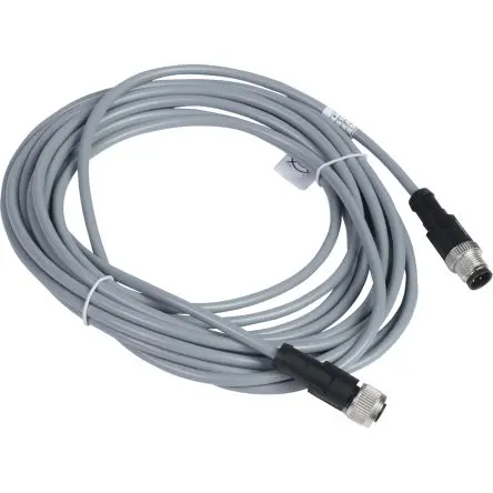 Produktfoto 1 von Telemecanique XZCRV, 4-polig Sensor-Betätigungselementkabel, Gerade Stecker 4 / Gerade Buchse, Länge 5 m