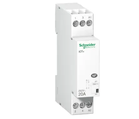 Schneider Electric Acti9 iCT Schütz 230V-Spule, 1-polig 230V 3.6 kW 1 Schließer Steuerschaltkreis 1-Hilfskontakte