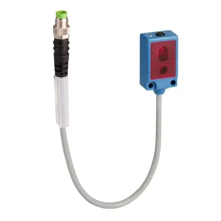 Produktfoto 1 von Telemecanique Sensors XUY Miniatur Optischer Sensor, Diffus, PnP Ausgang, 4-poliger M8-Steckverbinder