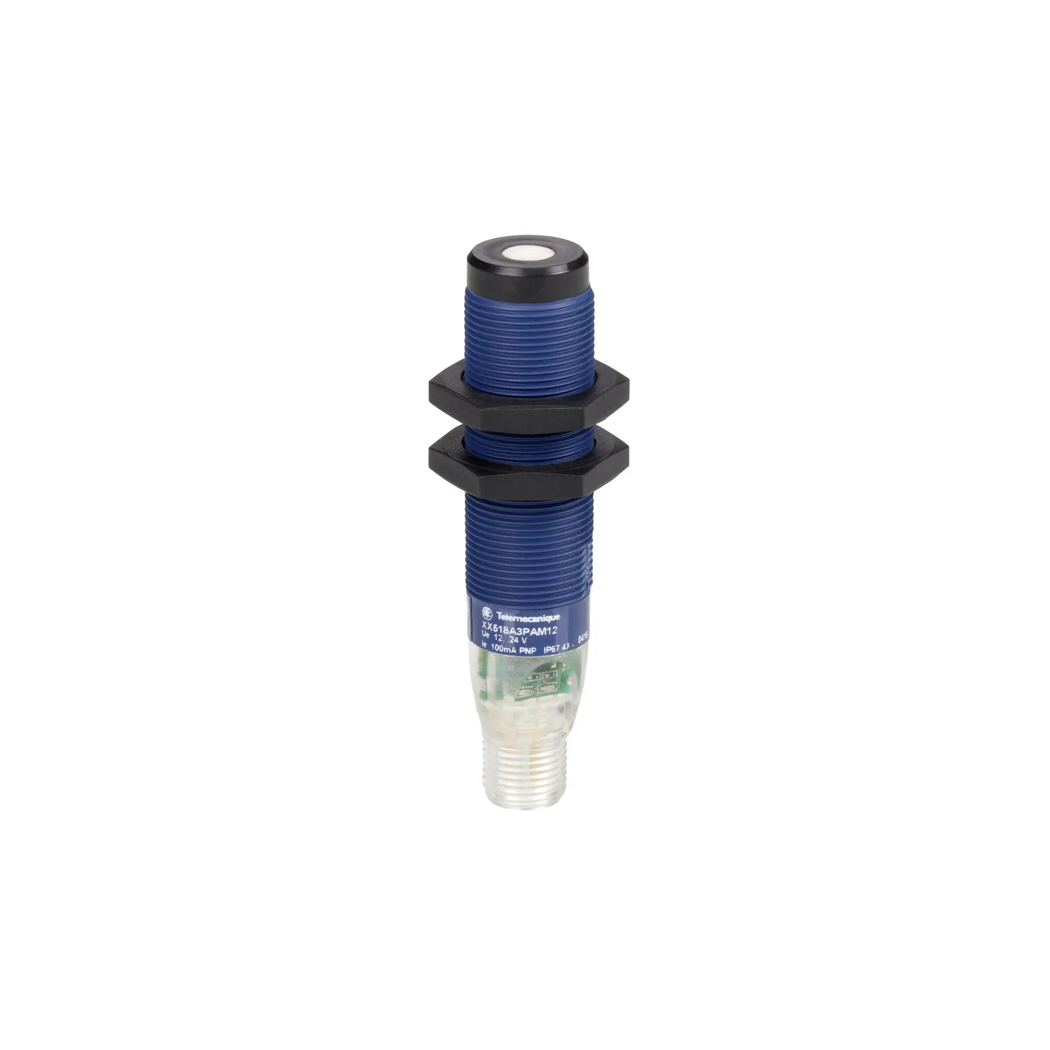 Produktfoto 1 von Telemecanique Sensors M18 Näherungssensor Ultraschall, Gewinderohr 500 mm NPN 12 → 24 V DC / 100 mA NO, IP67