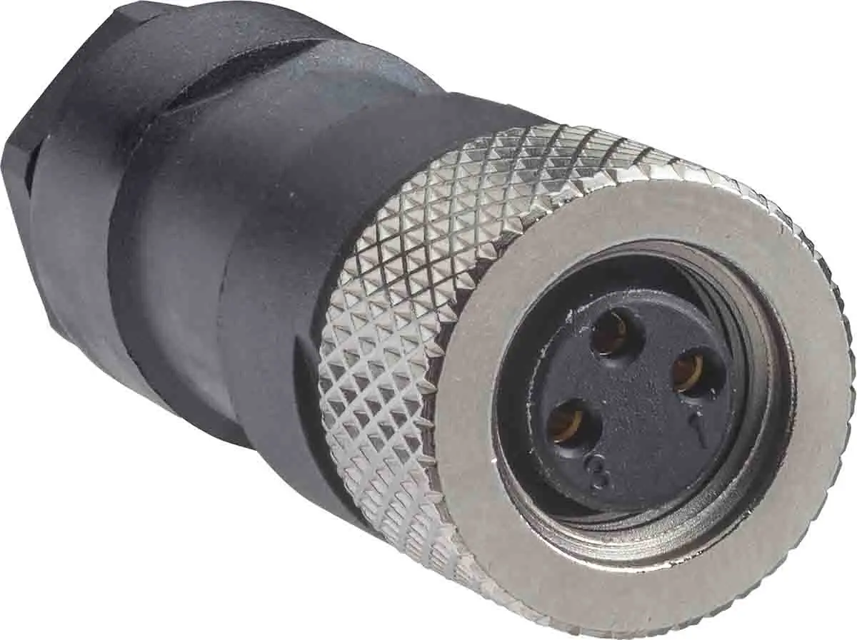Produktfoto 1 von Telemecanique Sensors XZCC 5 mm M8 Rundsteckverbinder Buchse 3-polig Buchse 4A Kabel IP40