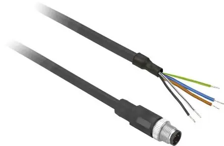 Produktfoto 1 von Telemecanique XZ, 5-polig Sensor-Betätigungselementkabel, M12 Stecker, Länge 500 mm