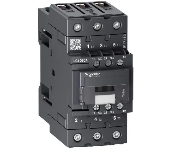 Produktfoto 1 von Schneider Electric TeSys Deca Schütz 230 V-Spule, 3-polig / 66 A 230 V 9.6 W 3 Schließer Motorsteuerung,