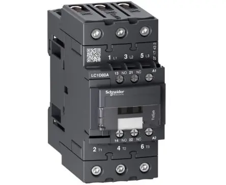 Produktfoto 1 von Schneider Electric TeSyS D Schütz 230V-Spule, 3-polig / 66 A 230V 37 kW 3 Schließer Motorsteuerung, Widerstandsbelastung