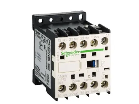 Produktfoto 1 von Schneider Electric TeSyS CA Schütz 230V-Spule, 3-polig 230V 1.3 W 3 Schließer, 1 Öffner Steuerschaltkreis