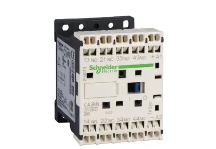 Produktfoto 1 von Schneider Electric TeSyS CA Steuerrelais 3 Schließer, 1 Öffner, 24V dc / 10A 3-poliger Schließer, 58 mm x 45mm