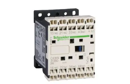 Produktfoto 1 von Schneider Electric TeSys Steuerrelais 0,0018 kW, 3-poliger Schließer 3 Schließer + 1 Öffner, 24 V dc / 10 A