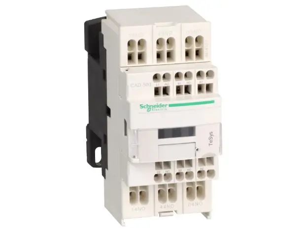 Produktfoto 1 von Schneider Electric TeSys Steuerrelais 5 Schließer, 24V dc / 10 A 5PST, 99 mm x 45 mm