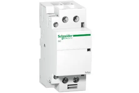 Produktfoto 1 von Schneider Electric TeSyS GC Schütz 240V-Spule, 2-polig 240V 3.2 W 2 Öffner Motorsteuerung 2-Hilfskontakte