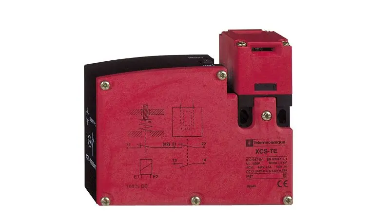 Produktfoto 1 von Telemecanique Sensors, XCS Sicherheits-Verriegelungsschalter Magnetverriegelungsschalter Betätiger inklusive, 1 NC