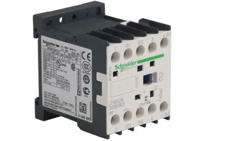 Produktfoto 1 von Schneider Electric TeSyS K Schütz 24V-Spule, 4-polig 24V 1.8 W 2 Schließer/2 Öffner Motorsteuerung, Widerstandsbelastung