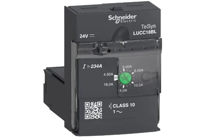 Produktfoto 1 von Schneider Electric TeSys Motorüberwachungsmodul, 18 A Motorsteuerung 690 V TeSys U