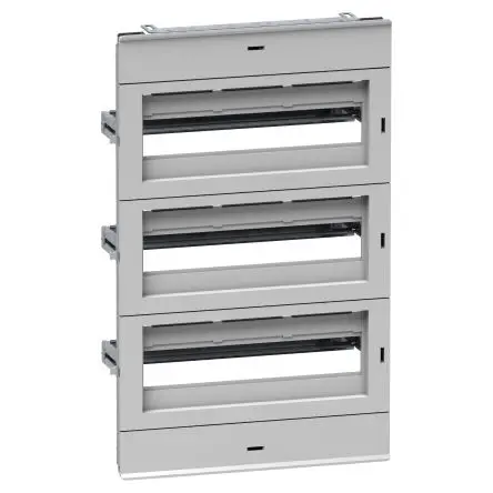Produktfoto 1 von Schneider Electric PanelSeT Typ Modulares Verteilungs-Chassis 3-Einbaustellen 48-Module B. 360mm H. 580 mm L. 580 mm