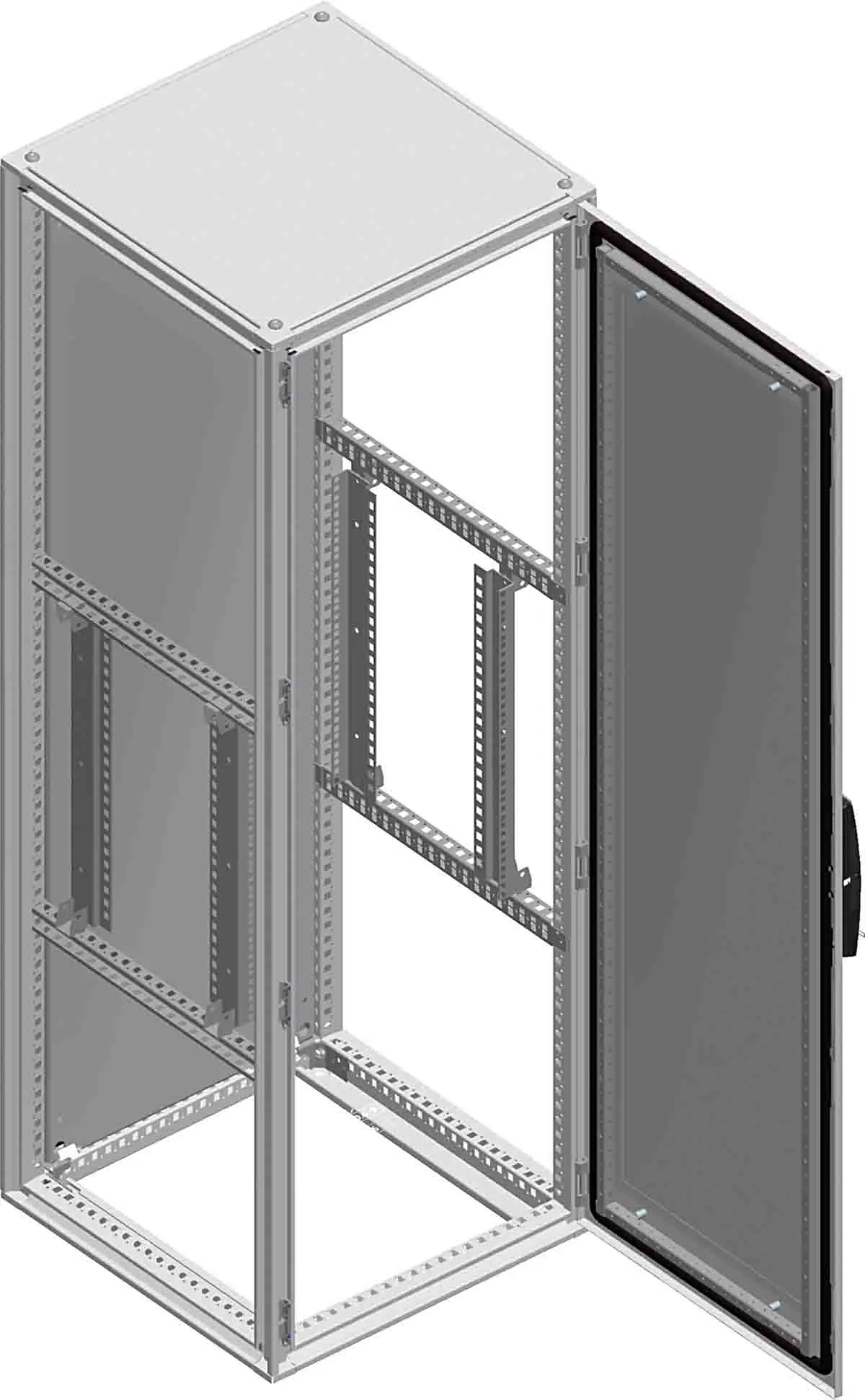 Produktfoto 1 von Schneider Electric Serie NSYRCKP21 Server-Rack, 21 U, Stahl, Ges H. 1000 mm 55 mm