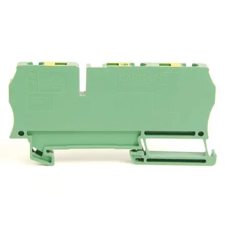 Produktfoto 1 von Allen Bradley 1492 Anschlussklemmenblock DIN-Schiene Gelb, Grün, 4mm² Klemme ATEX