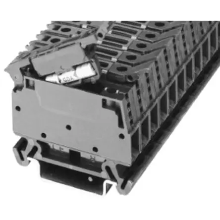Produktfoto 1 von Allen Bradley 1492-W Anschlussklemmenblock für Durchkontaktierung Schwarz, 4mm², 500V Schraubbefestigung Abgesichert