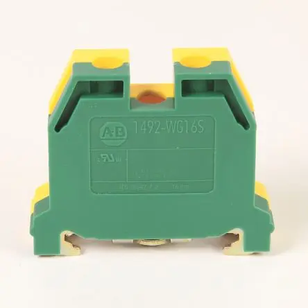 Produktfoto 1 von Allen Bradley 1492-W Anschlussklemmenblock DIN-Schiene Grün, Gelb, 6mm² Schraubbefestigung
