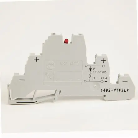 Produktfoto 1 von Allen Bradley 1492-W Anschlussklemmenblock DIN-Schiene Grau, 2.5mm², 250V Schraubbefestigung