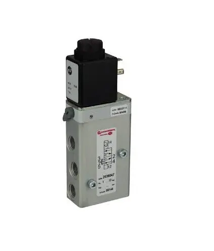 Norgren 80207 Pneumatik-Magnetventil Inline G1/4, Elektromagnet-betätigt