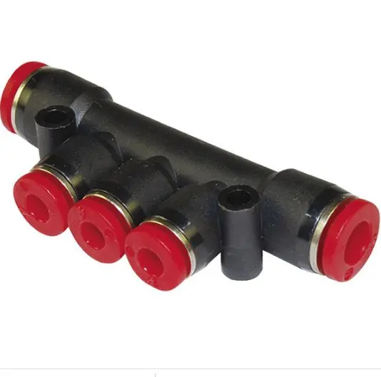 Produktfoto 1 von Norgren Verteiler Pneufit C, 2 x, 3 x, Polybutylenterephthalat, No