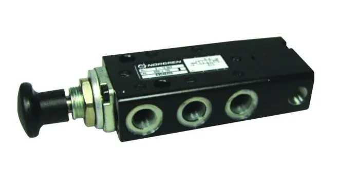 Produktfoto 1 von Norgren, Knopf X304 Mechanisches Ventil 1/8 in, Zink III B