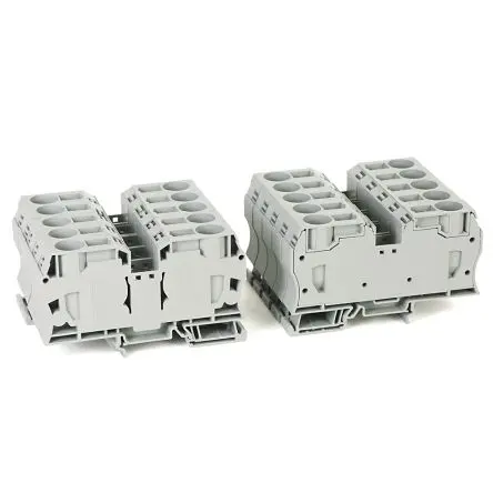 Produktfoto 1 von Allen Bradley 1492 Anschlussklemmenblock DIN-Schiene Grau, 2.5mm², 800V Klemme IECEx/ATEX