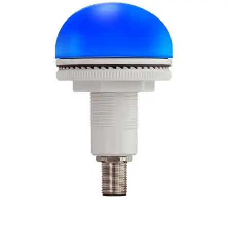 Produktfoto 1 von RS PRO LED Signalleuchte Blau 24V Panel, Ø 50 mm x 26.5 mm