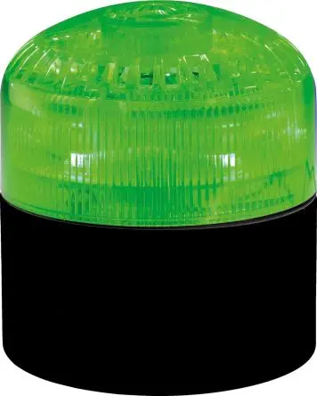 Produktfoto 1 von RS PRO LED, Multi-Stroboskop-Licht Beacon-Sounder-Kombination 24V Grün IP65 Basis / 105 dB 105 dB @ 1m