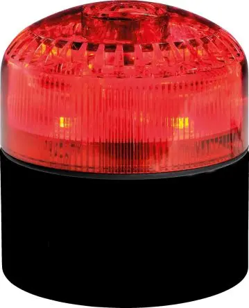 Produktfoto 1 von RS PRO LED, Multi-Stroboskop-Licht Beacon-Sounder-Kombination 240V Rot IP65 Basis / 105 dB 105 dB @ 1m