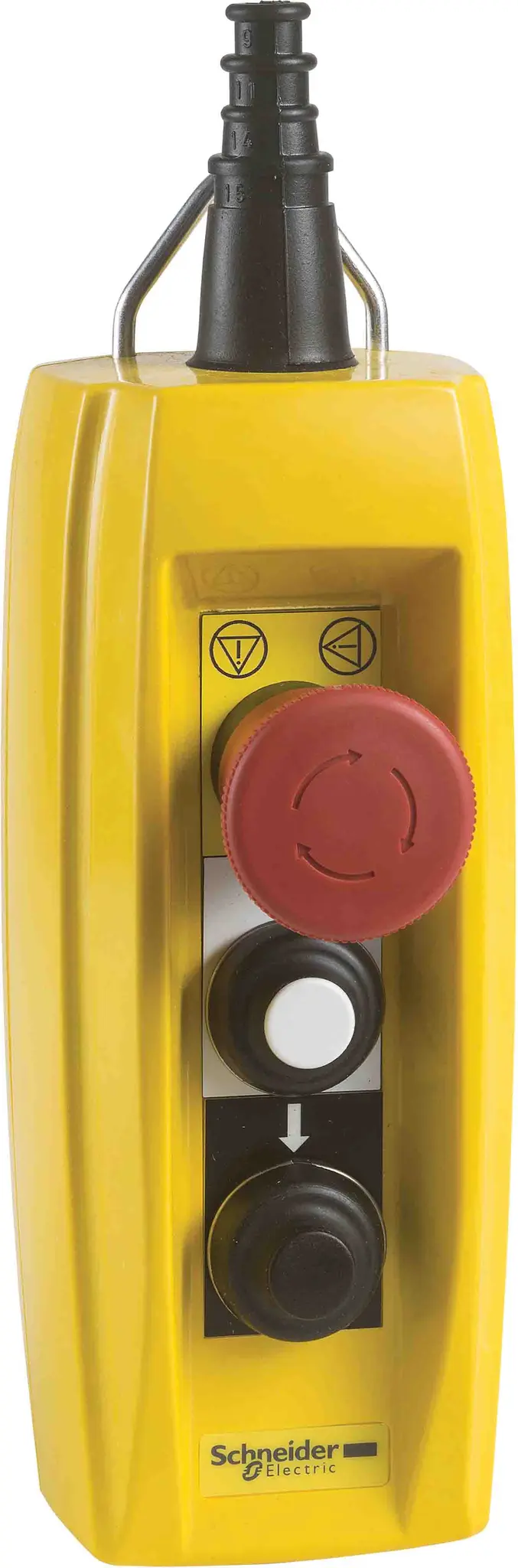 Produktfoto 1 von Schneider Electric Pendel-Steuereinheit, 3 Öffner Gelb Polypropylen Schraube -25 °C / 70 °C