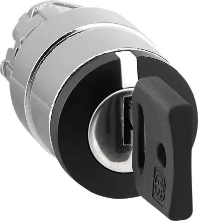 Produktfoto 1 von Schneider Electric Harmony Schlüsselschalterkopf 22 mm 3 Positionen 455 Rastung IP66, IP69K, IP67, IP69