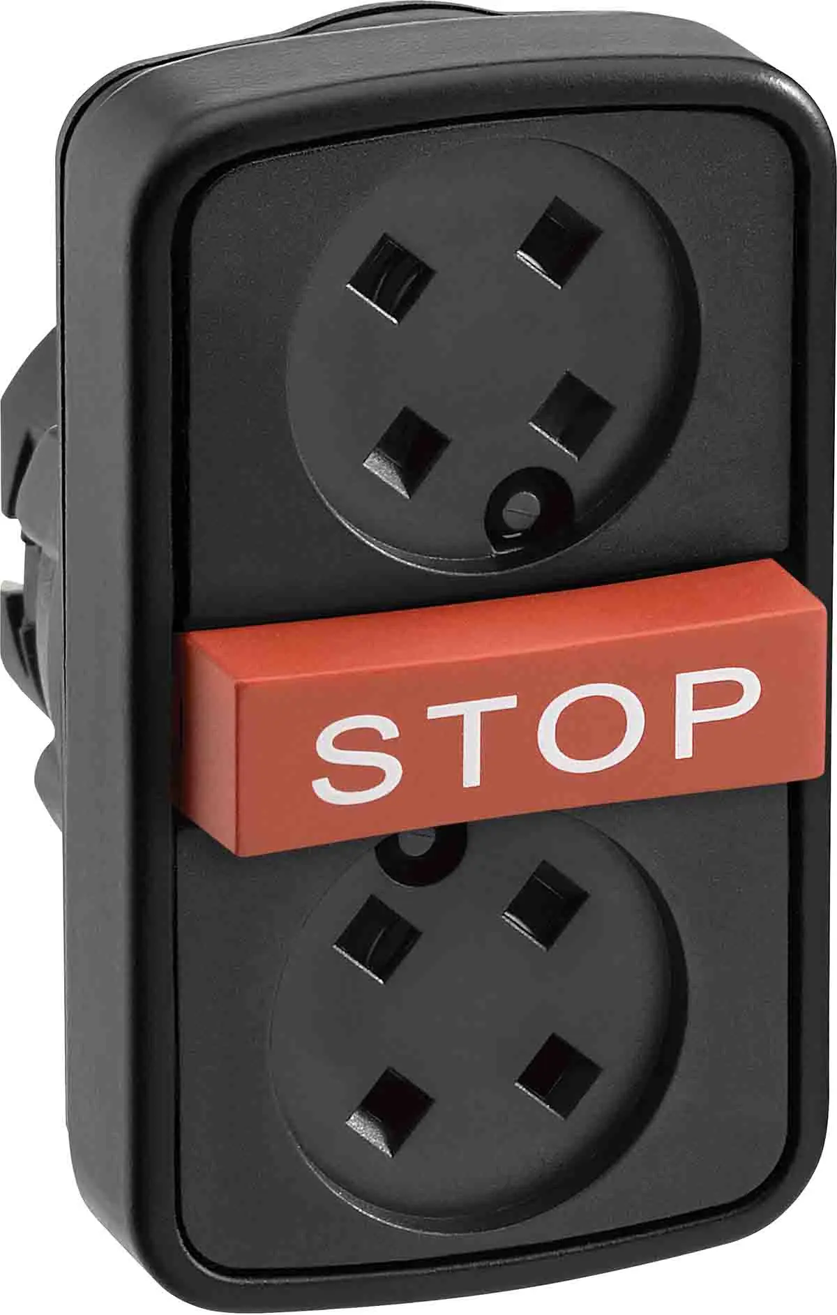 Produktfoto 1 von Schneider Electric ZB5 Drucktastenkopf Ø 22 mm, Rot Federrückstellung Rechteckig Rechteckig Kunststoff, IP66