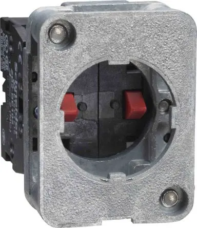 Produktfoto 1 von Schneider Electric Harmony Drucktaster-Kontaktblock 1 Schließer/1 Öffner 500V Schraubanschlussklemme