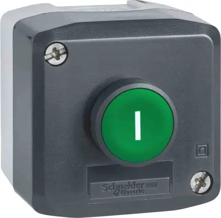 Produktfoto 1 von Schneider Electric Harmony Druckschalter, 1 x Ø 22 mm, Hellgrau, Polycarbonat, IP40, IP69K, IP69, IP66