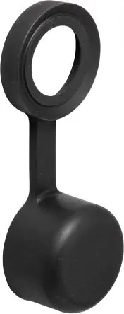 Produktfoto 1 von Schneider Electric Harmony Drucktastenkopf Ø 22 mm, Schwarz Federrückstellung Rund Rund Kunststoff, IP66