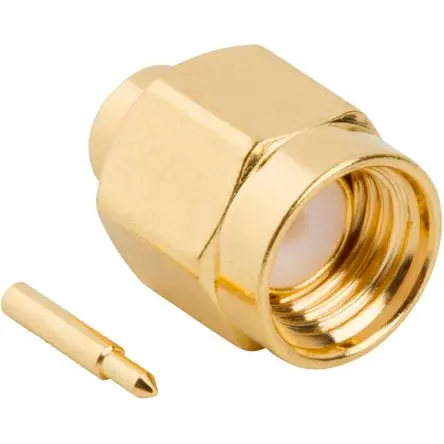 Produktfoto 1 von Amphenol RF 132102 Stecker Koaxialsteckverbinder SMA-Steckverbinder, Kabel, für 0..141 Conformable, BELDEN 1673A, RG402,