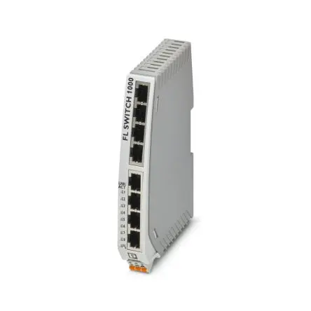 Produktfoto 1 von Phoenix Contact Ethernet-Switch 8-Port Unmanaged Power Over Ethernet 1000Mbit/s