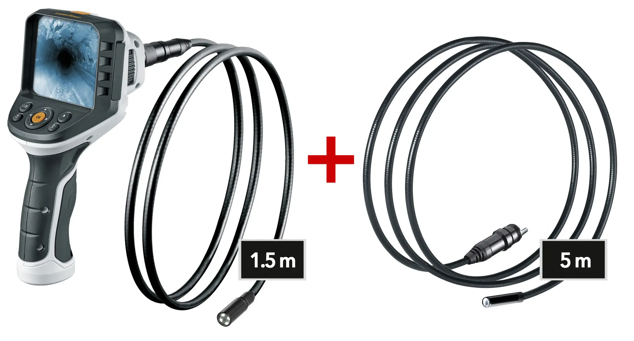 Produktfoto 1 von Laserliner LED Inspektionskamerakit, Sonde Ø 17 mm x 1.5 m 640 x 480 pixel