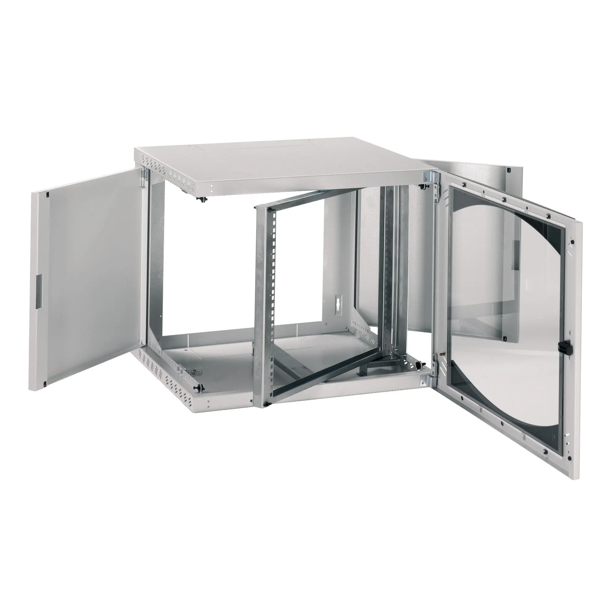Produktfoto 1 von Schneider Electric NSYOPB; Universalgehäuse; Stahlblech; Hellgrau Geflanscht; IK08 IP20 Breite 600 mm Höhe 380 mm Länge